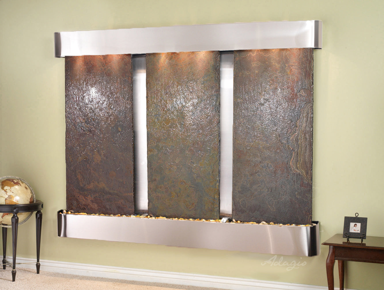 Adagio Deep Creek Falls - Indoor Wall Fountain