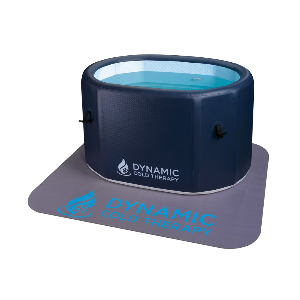 Cold therapy device with 'Dynamic Cold Therapy' branding on a white background