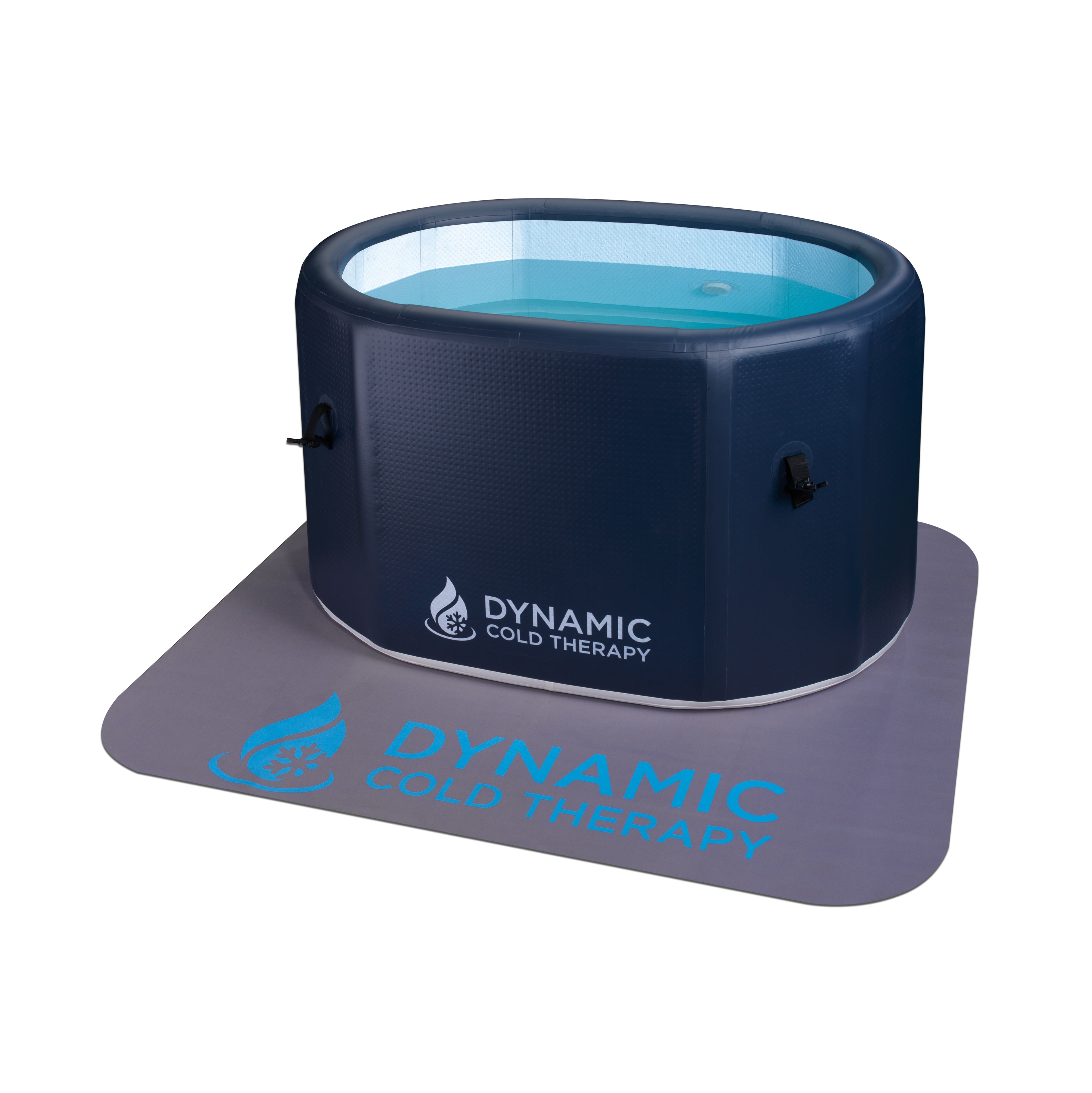 Cold therapy device with 'Dynamic Cold Therapy' branding on a white background