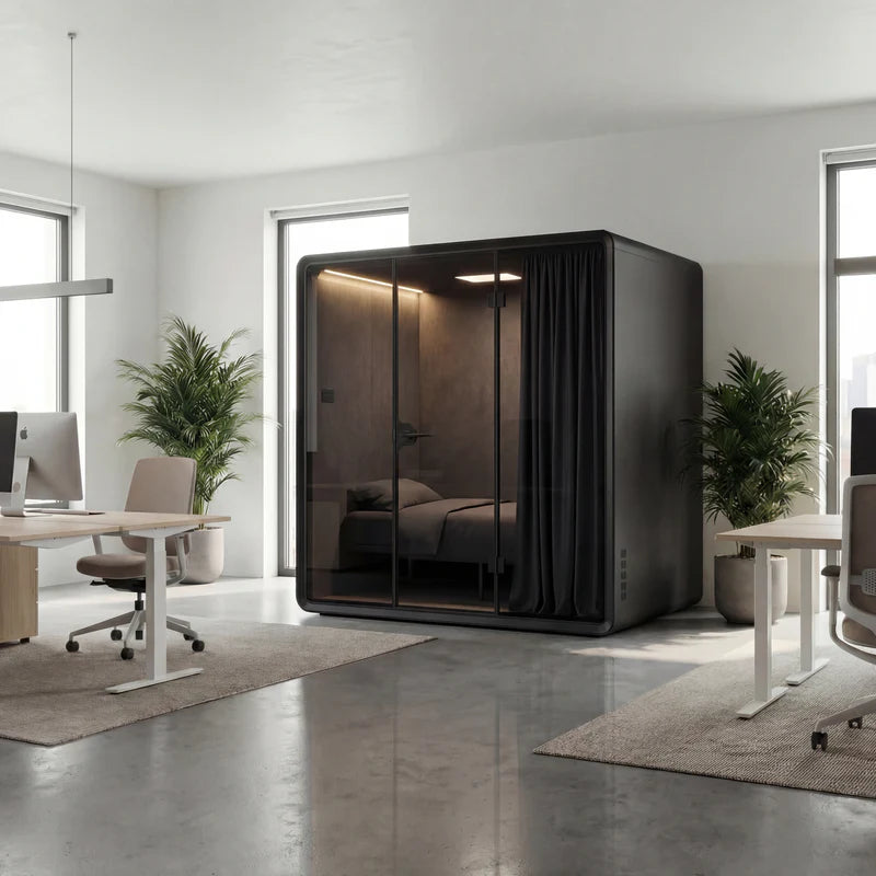 First   Class   Sleep   Pod   Refurbished   -   Black