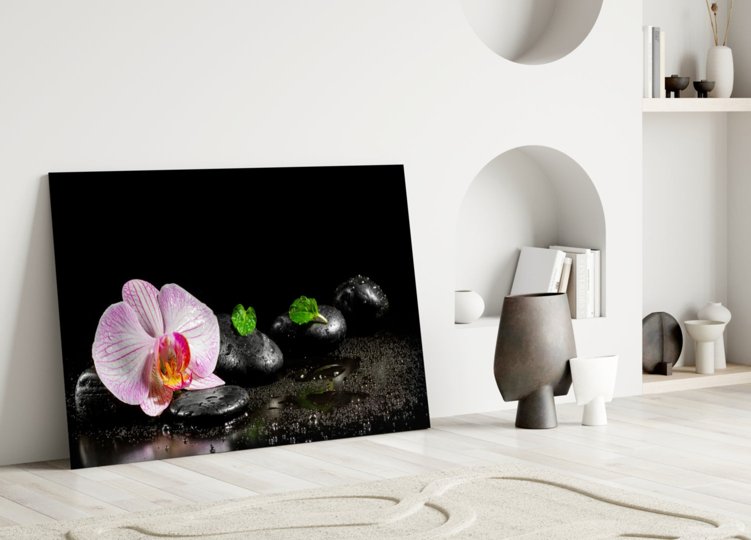 Spa Glass Wall Art