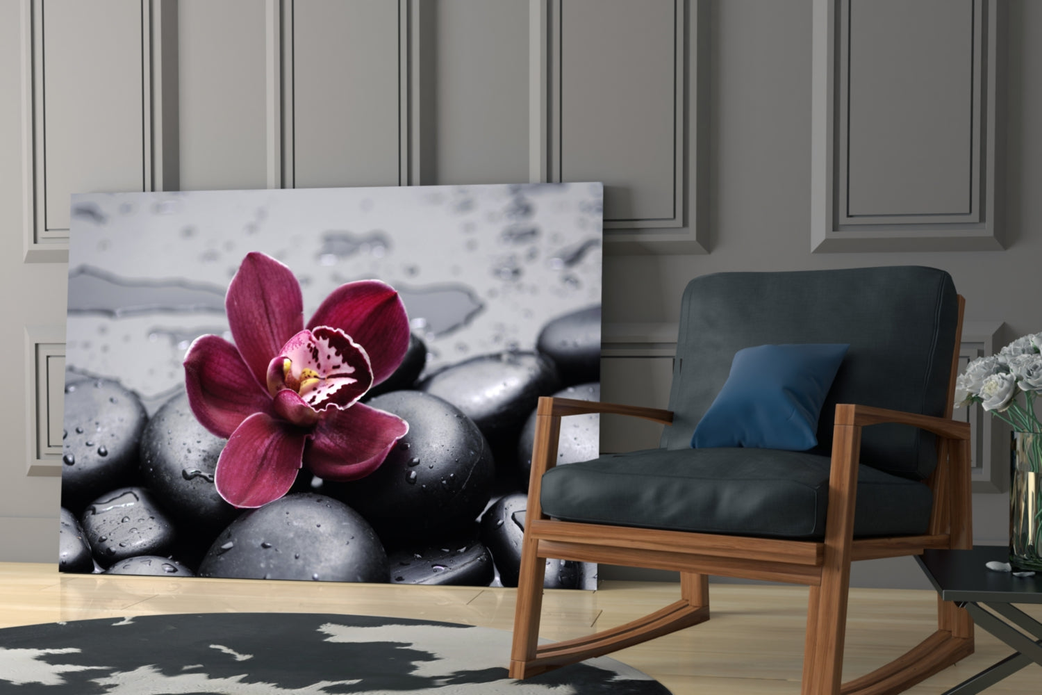 Spa Glass Wall Art