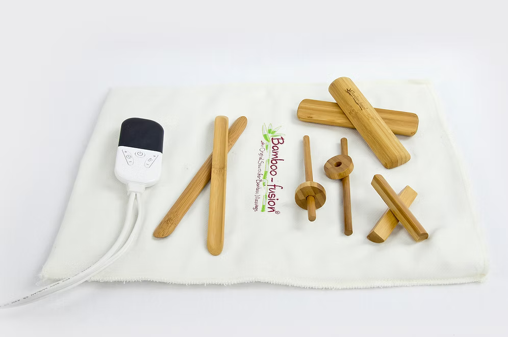 set of wooden massage tools