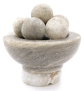 gray salt warming bowl