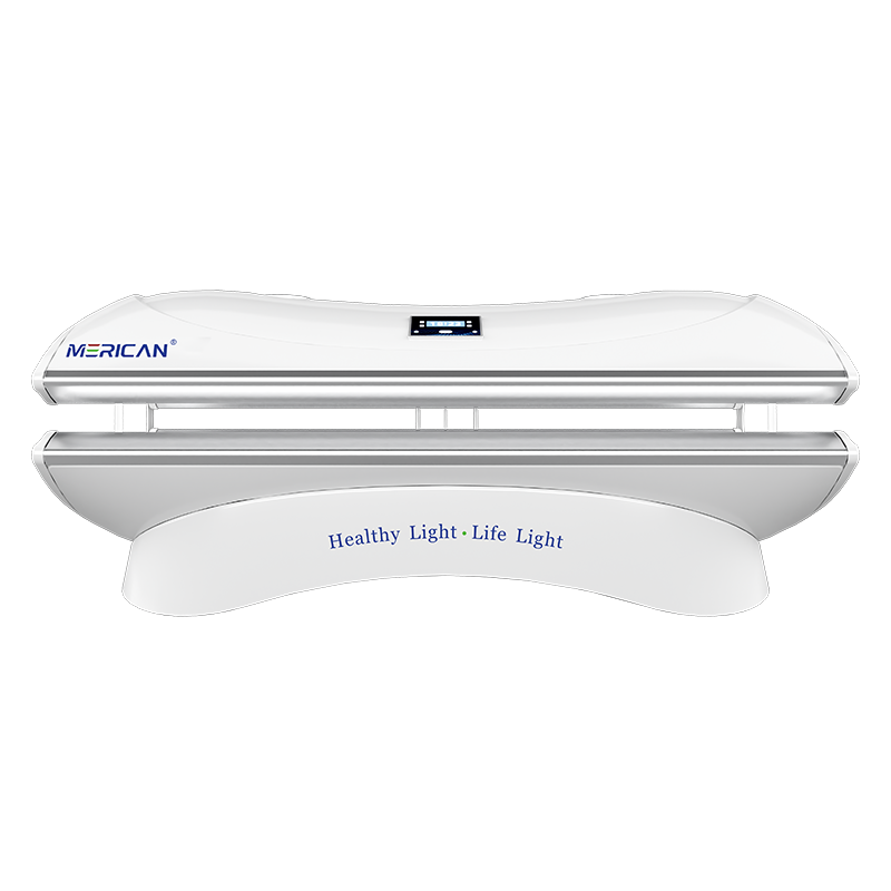 White, Red Light Therapy Bed