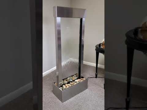 Video of stainless steel fountain