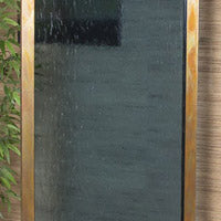 Blue glass surface